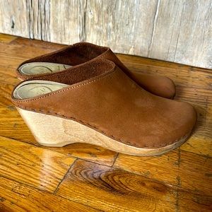 No. 6 Suede Wedge Heel in size 39